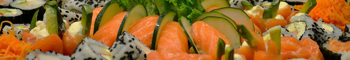 Eating Asian Fusion Japanese Sushi at Now & Zen restaurant in Charlottesville, VA.